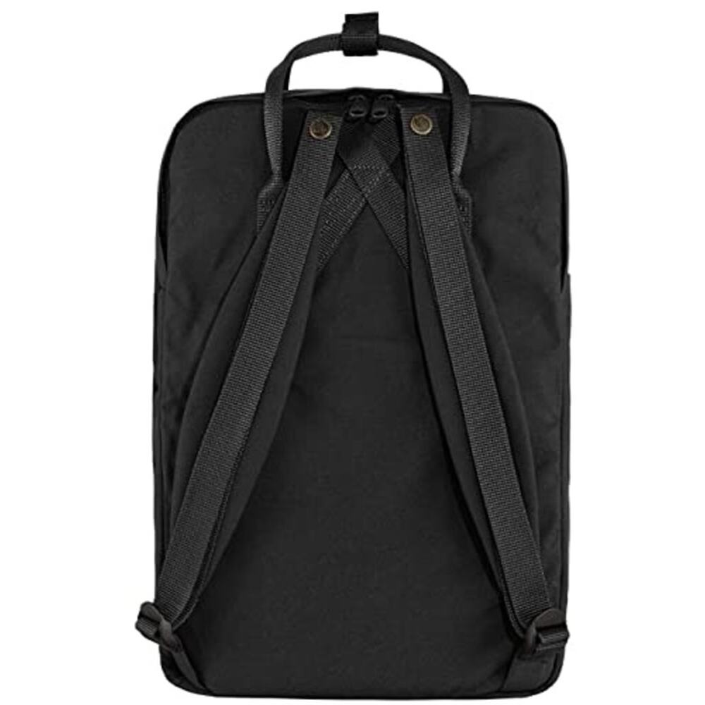Fjallraven Kanken Laptop 17" Backpack Vinylon F Travel School Bag Black NWT - Picture 3 of 8